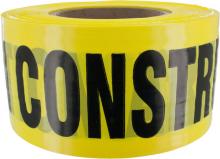 Techspan BT-307(1000) - CAUTION CONSTRUCTION AREA YEL 1000FT ROLL
