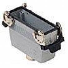 Techspan ECC24D11 - HOOD - 24P+Ground    DOUBLE LEVERS  TOP ENTRY  CABLE COUPLER  CABLE GLAND NPT 3/4