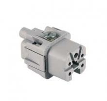 Techspan A04RS - FEMALE INSERT - 4P+Ground  10A MAX - 250V  WHITE