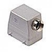 Techspan ASTP32D11 - HOOD - 32P+Ground    FOUR PEGS  SIDE ENTRY  HIGH CONSTRUCTION  CABLE GLAND NPT 3/4