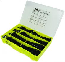 Techspan 762997 - FLIP KIT, BLACK CABLE TIES & MOUNTS [7 ITEMS]