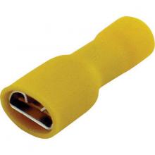 Techspan 561347 - KSPEC FEM SLIDE 12-10GA .250 FULLY PVC YEL 100PK