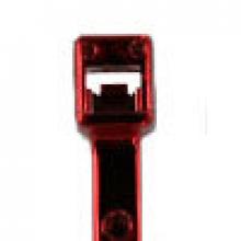 Techspan 762785 - CABLE TIE 8Inch 40LB CHRM PLTD RED 100PK