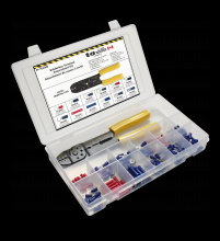 Techspan 763000 - 150PC Solderless Terminal (Professional Series) + Tool Assortment Kit