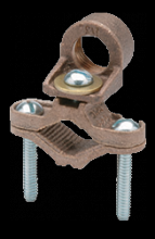 Techspan KH1 - BRONZE GROUND CLAMP - 1/2Inch  RIGID CONDUIT/ 1/2-1Inch  PIPE 10SOL - 4 STR.