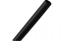 Techspan MHSP-3/32-0-C - HT SHK SGL WALL .094InchID 100FT  BLK