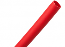 Techspan ALPO-187-2-6INCH - HT SHK SEAL WALL 3/16InchID  6x6Inch RED