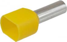 Techspan FER2-10-14C - Yellow 2x10awg 14mm 100pk