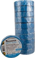 Techspan 769653 - TAPE PVC COLD-WEATHER ELEC ICE-BLUE 20M(66FT) 10PK