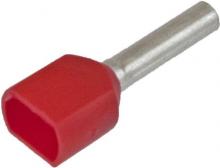 Techspan FER2-18-10D - Red 2x18awg 10mm 500pk