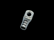 Techspan 762332 - LUG HEFTY TIN PLTD COPP STR 1/0GA BLK 3/8 25PK