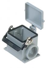 Techspan ES1L32SC7 - SURFACE MOUNTING BASE - 32P+Ground    SINGLE LEVER & COVER  SINGLE PORT  CABLE GLAND PG 36