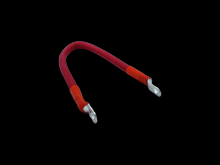 Techspan 767899 - BATT CBL 2/0 TOP STD SMTH POS 17" RED