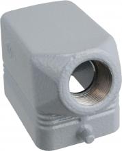 Techspan ESEP06S3 - HOOD - 6P+Ground    TWO PEGS  SIDE ENTRY  CABLE GLAND PG 13.5