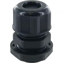 Techspan RDC16NA - DOME CONN .500in NPT  .39-.56in  BLACK c/w O-ring and locknut