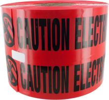 Techspan BLT-627-6 - CAUTION Buried Electric Li. red 6Inchx1000FT