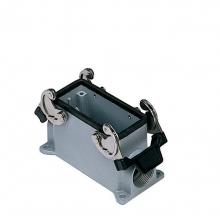 Techspan ES1L16D11 - SURFACE MOUNTING BASE - 16P+Ground    DOUBLE LEVERS  SINGLE PORT  CABLE GLAND NPT 3/4
