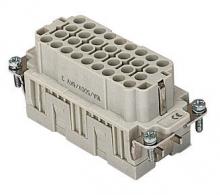 Techspan EQ64RC - FEMALE INSERT - 32P 33-64+Ground  16A MAX - 600V  HIGH DENSITY CRIMP TERMINATION