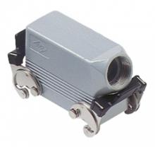 Techspan ESTL16D5 - HOOD - 16P+Ground    DOUBLE LEVERS  SIDE ENTRY  HIGH CONSTRUCTION  CABLE GLAND PG 21