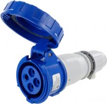 Techspan SCM420C9W - IP67 CONNECTOR 20A  3phase delta 250VAC  3P 4W  WATERTIGHT