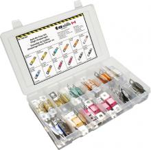 Techspan 766184 - 60PC Bolt-On Fuse (High-Amp) Assortment Kit - (Mini Flip Kit Series)