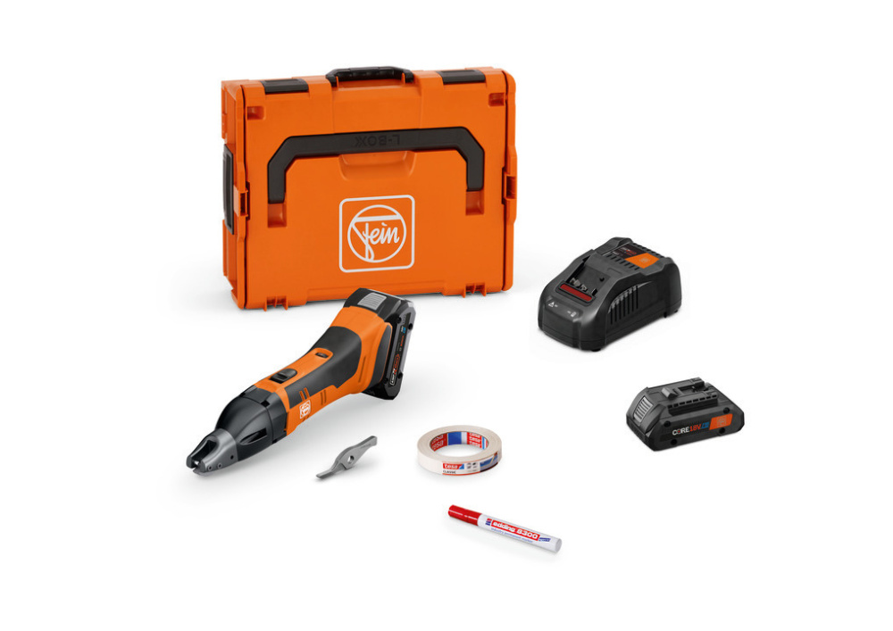 Cordless slitting shears for up to 1.6 mm<span class=' ItemWarning' style='display:block;'>Item is usually in stock, but we&#39;ll be in touch if there&#39;s a problem<br /></span>