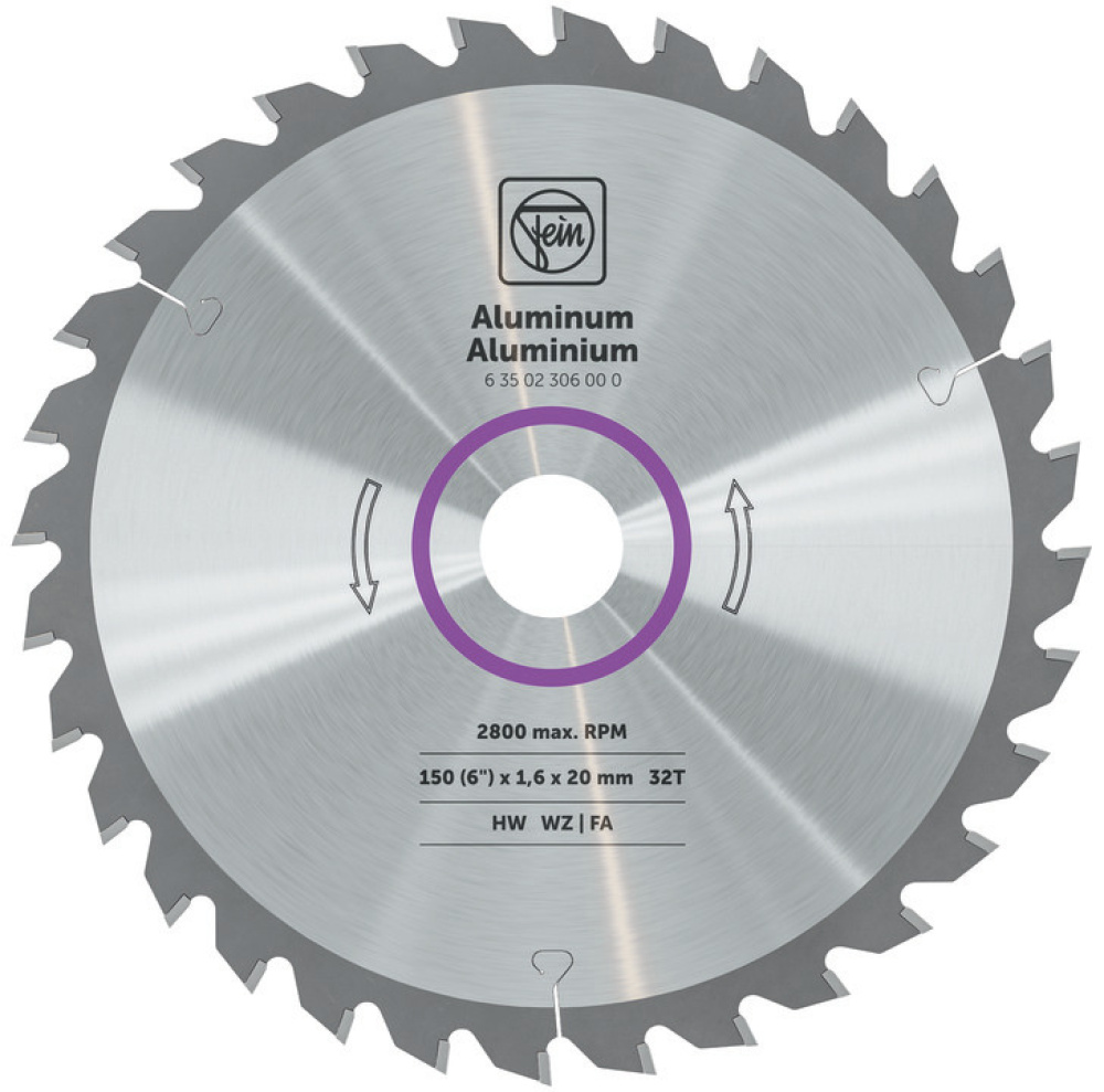 Hand-held circular saw blade for aluminum and other non-ferrous metals<span class=' ItemWarning' style='display:block;'>Item is usually in stock, but we&#39;ll be in touch if there&#39;s a problem<br /></span>