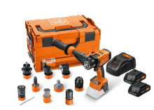 Fein 71161565090 - Cordless hammer drill/driver in user set.