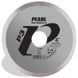 4&#34; x .060 x 5/8, 20mm Pearl P3™ Tile Blade, 10mm Rim<span class=' ItemWarning' style='display:block;'>Item is usually in stock, but we&#39;ll be in touch if there&#39;s a problem<br /></span>