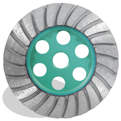7 x 5-8/11 Pearl P4™ General Purpose Turbo Cup Wheel, Coarse<span class=' ItemWarning' style='display:block;'>Item is usually in stock, but we&#39;ll be in touch if there&#39;s a problem<br /></span>