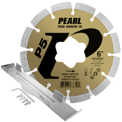 13-1/2 x .125 Pearl P5™ Green Concrete & Early Entry Blade Kit, Star Arbor<span class=' ItemWarning' style='display:block;'>Item is usually in stock, but we&#39;ll be in touch if there&#39;s a problem<br /></span>