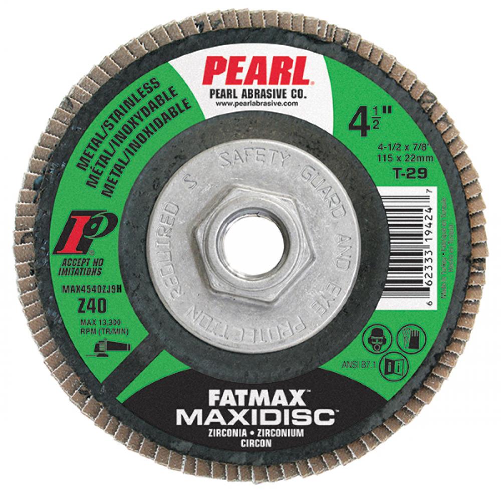 5 x 5/8-11 Fatmax™ Zirconia Maxidisc™Type 29 Shape Flap Disc<span class=' ItemWarning' style='display:block;'>Item is usually in stock, but we&#39;ll be in touch if there&#39;s a problem<br /></span>