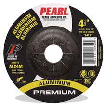 Pearl Abrasive Co. DA4510 - 4-1/2 x 1/4 x 7/8 D. A. Series Aluminum Depressed Center Wheels, AL24M