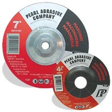 Pearl Abrasive Co. DM4510 - 4-1/2 x 1/4 x 7/8 Premium Depressed Center Wheels for Masonry, C24S