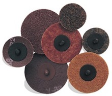 Pearl Abrasive Co. CD3120Q - 3 AO Quickmount™ Mini Conditioning Discs, Laminated Cloth, A120/White