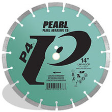 Pearl Abrasive Co. LW1212CP - 12 x .125 x 1 Pearl P4™ Concrete & Masonry Segmented Blade, 15mm Rim