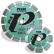Pearl Abrasive Co. TAK04PM - 4 x .250 x 7/8, 20mm, 5/8 Pearl P4™ Tuck Point Blade, 12mm Rim