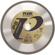 Pearl Abrasive Co. DTL10RBG - 10 x .070 x 5/8,1 Pearl P5™ Resin Bond Glass Tile Blade, 10mm Rim