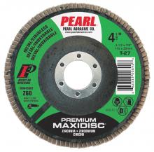 Pearl Abrasive Co. 1199 - 4-1/2 x 7/8 Premium Zirconia Maxidisc™Type 29 Shape Flap Disc