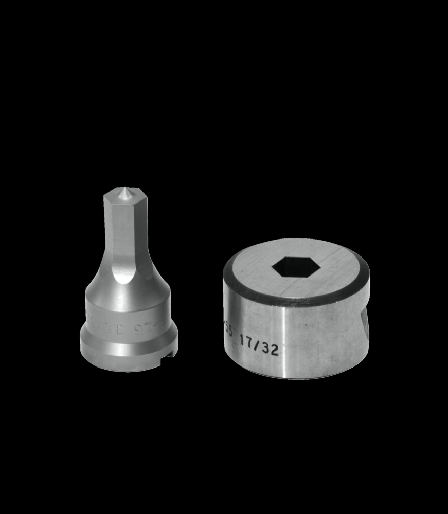 15/32 Hex Punch & Die Set wit<span class=' ItemWarning' style='display:block;'>Item is usually in stock, but we&#39;ll be in touch if there&#39;s a problem<br /></span>