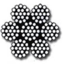 Vanguard Steel 2820 0032 - 6X19 IWRC STAINLESS CABLE T302/304    1/2 "
