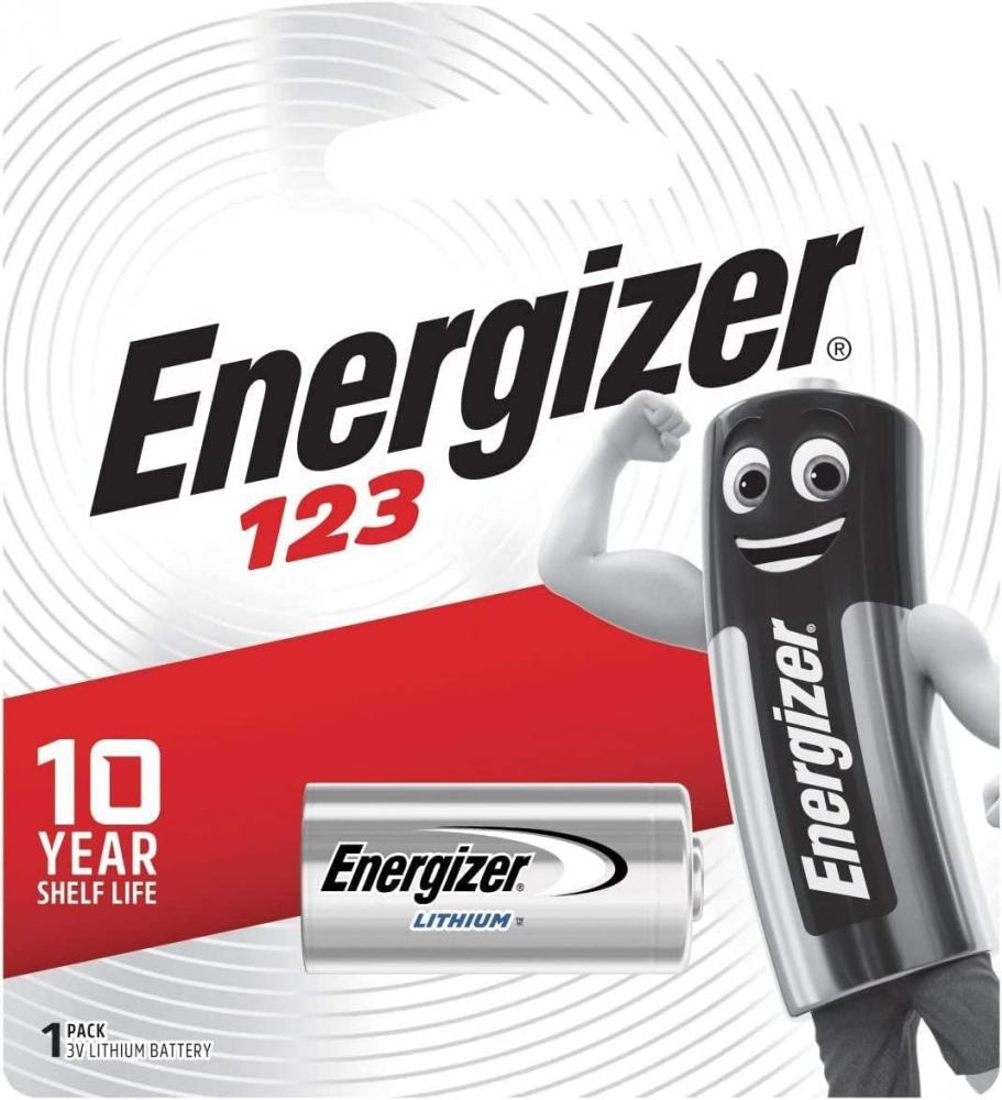 Energizer 123 Lithium Batteries (1 Pack), 3V Photo Batteries<span class=' ItemWarning' style='display:block;'>Item is usually in stock, but we&#39;ll be in touch if there&#39;s a problem<br /></span>