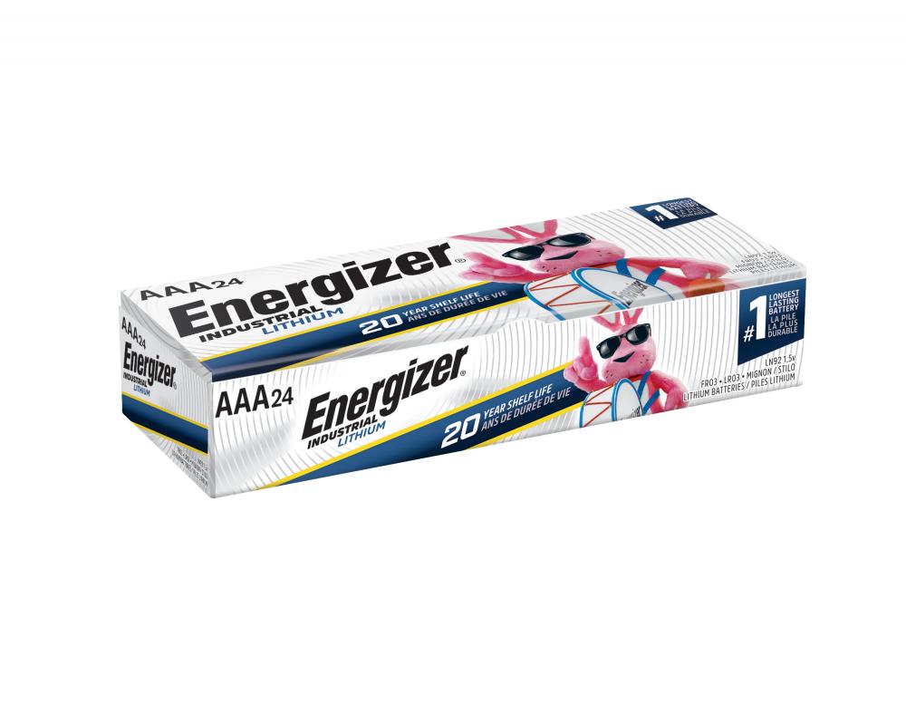 Energizer Industrial Lithium AAA Batteries, Triple A Energizer Industrial Lithium Batteries<span class=' ItemWarning' style='display:block;'>Item is usually in stock, but we&#39;ll be in touch if there&#39;s a problem<br /></span>