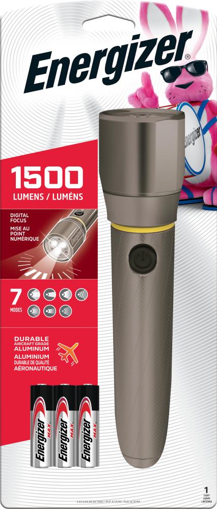 Energizer Performance Metal 1,500 Lumen Flashlight<span class=' ItemWarning' style='display:block;'>Item is usually in stock, but we&#39;ll be in touch if there&#39;s a problem<br /></span>