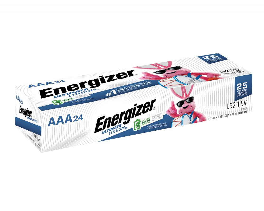 Energizer Ultimate Lithium AAA Batteries (1 Pack), Lithium Triple A Batteries<span class=' ItemWarning' style='display:block;'>Item is usually in stock, but we&#39;ll be in touch if there&#39;s a problem<br /></span>