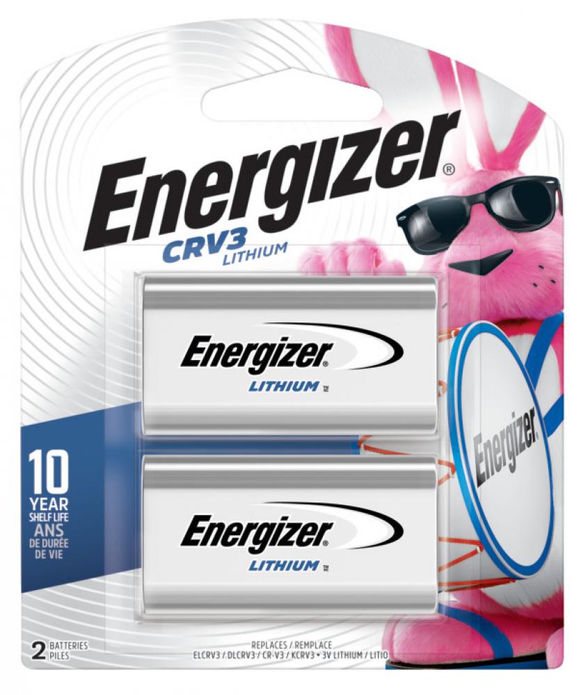 Energizer CRV3 Batteries, 2 Pack<span class=' ItemWarning' style='display:block;'>Item is usually in stock, but we&#39;ll be in touch if there&#39;s a problem<br /></span>