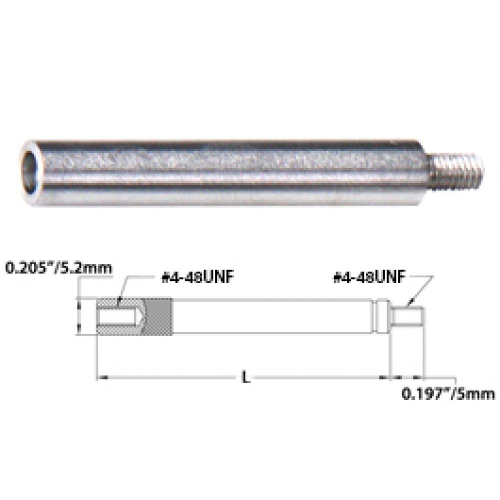 EXTENSION RODS STEEL 1IN 4-48UNF FOR INCH DIAL INDICATORS<span class=' ItemWarning' style='display:block;'>Item is usually in stock, but we&#39;ll be in touch if there&#39;s a problem<br /></span>