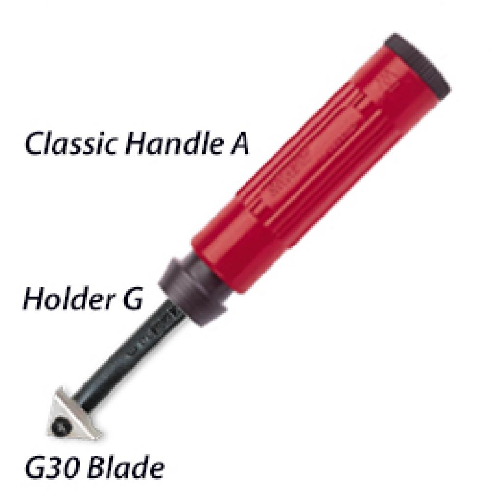 TRIPLE CORNER CLEANER SET G3 W/ CLASSIC HANDLE A SHAVIV DEBURRING<span class=' ItemWarning' style='display:block;'>Item is usually in stock, but we&#39;ll be in touch if there&#39;s a problem<br /></span>