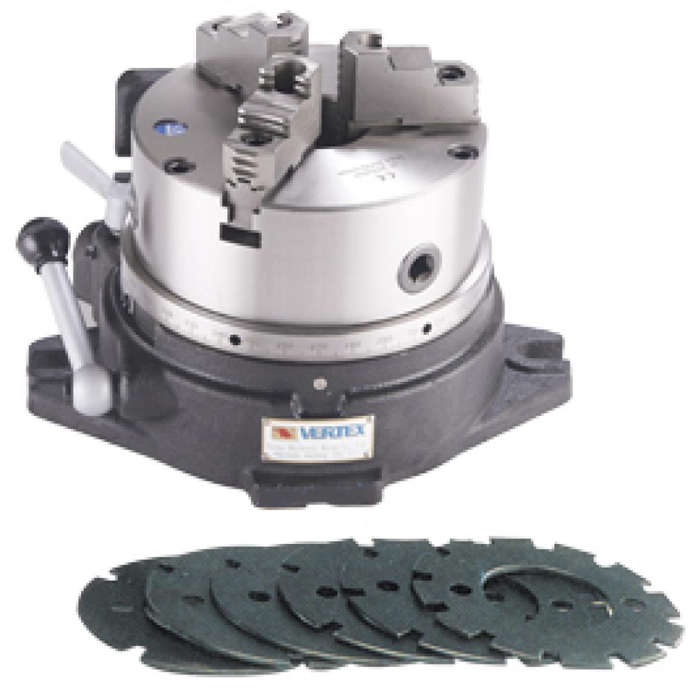 SIMPLE INDEX SPACER CC-6 W / 6&#34; 3-JAW (2PC) CHUCK<span class=' ItemWarning' style='display:block;'>Item is usually in stock, but we&#39;ll be in touch if there&#39;s a problem<br /></span>