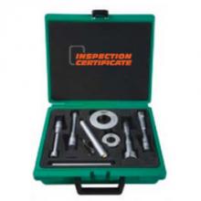KAR Industrial Inc. 282225 - THREE POINTS INSIDE MICROMETER SET CARBIDE TIPS W/ STANDARD RING RATCHET STOP 4PCS 2-4IN